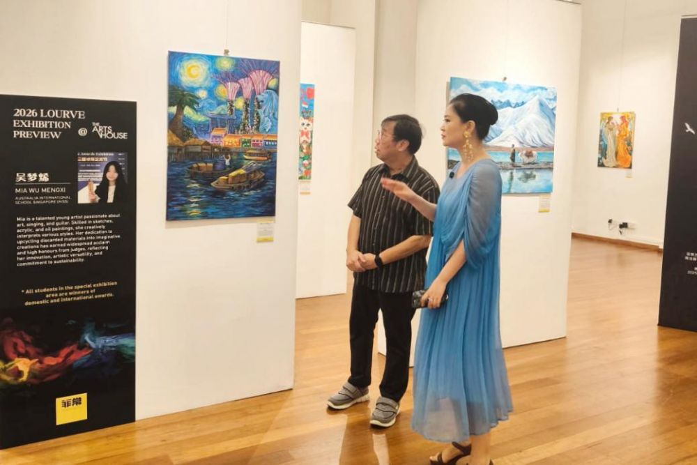 菲常艺术卢浮宫预展新加坡落幕，本土青少年艺术家闪耀国际舞台