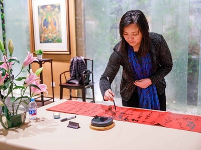 艺术文化交流活动 郭卫华女士一行上海东方文化传播中心之行